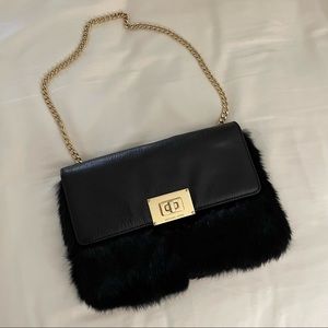 Michael Kors Rabbit Fur Shoulder Bag